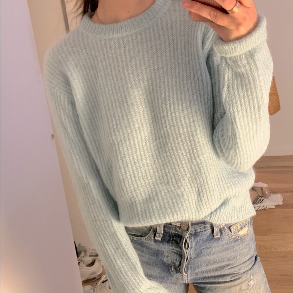 Light blue cozy sweater
